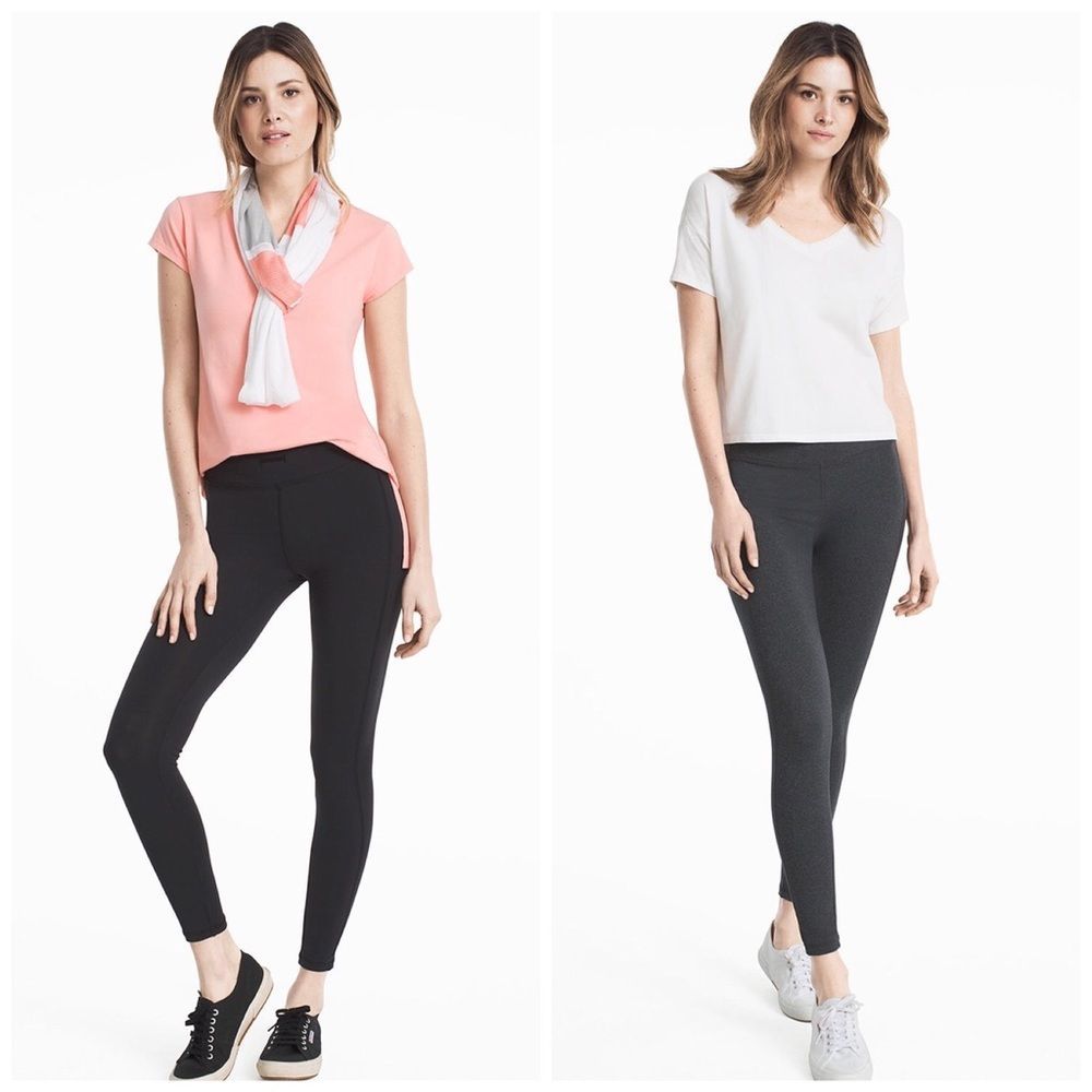 [white house black market] bundle of 2 pairs of LIVE YOUR DREAM leggings